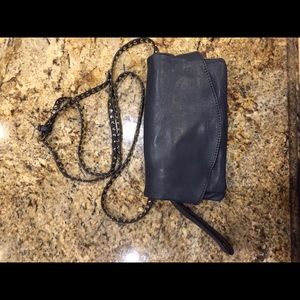 Small Dark blue cross body/tote bag